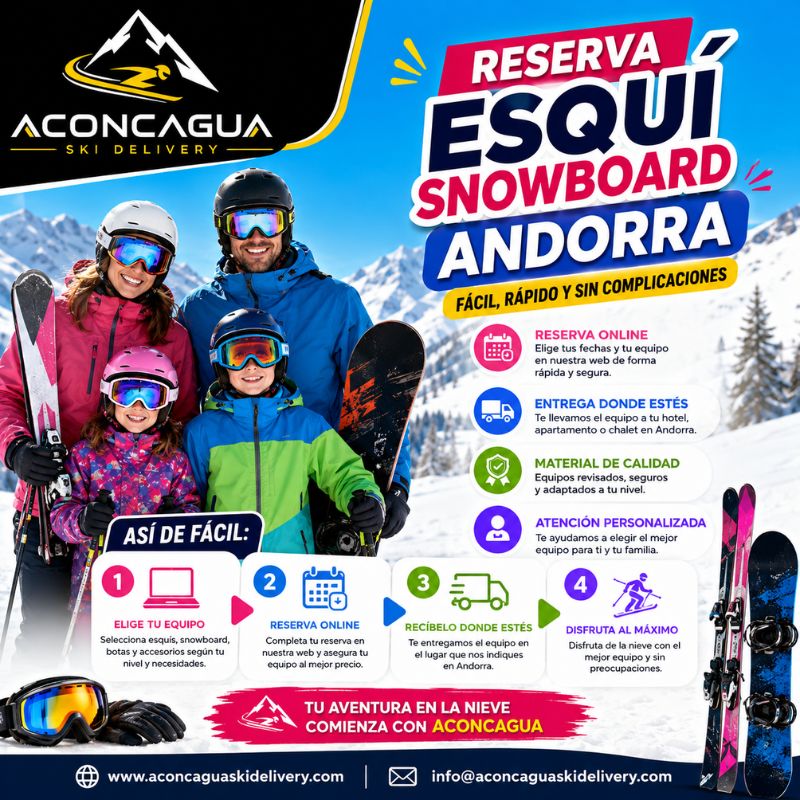 Cómo Hacer una Reserva Esquí Snowboard Andorra sin Complicaciones